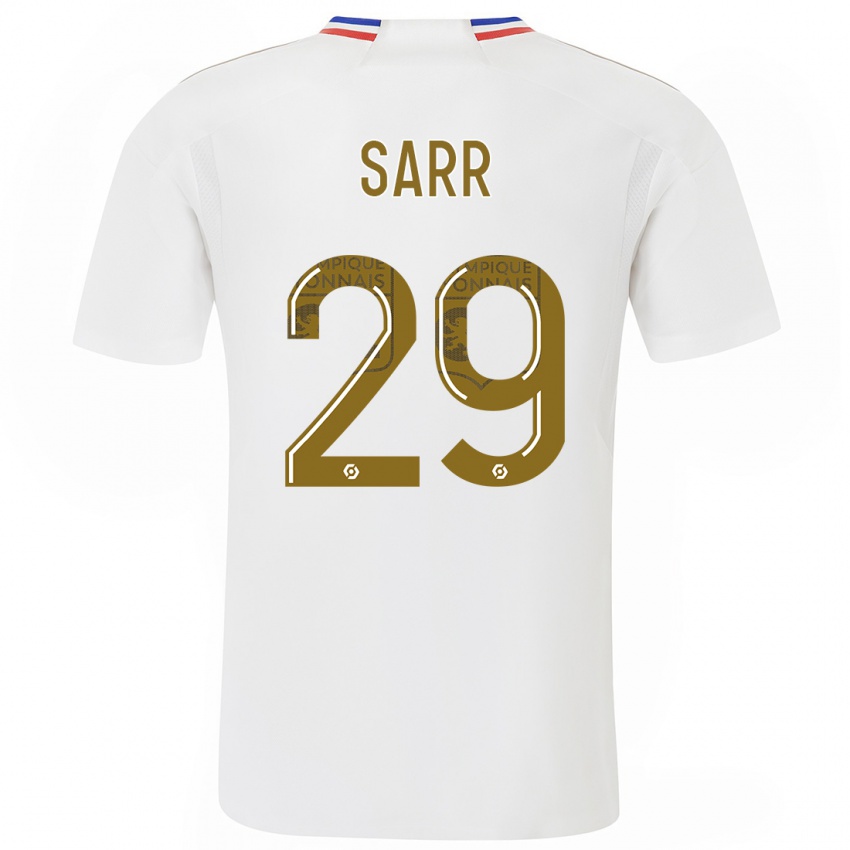 Homme Maillot Mamadou Sarr #29 Blanc Tenues Domicile 2023/24 T-Shirt Suisse
