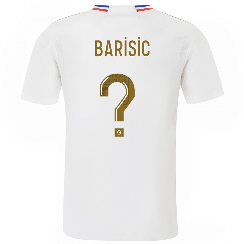 Homme Maillot Teo Barisic #0 Blanc Tenues Domicile 2023/24 T-Shirt Suisse