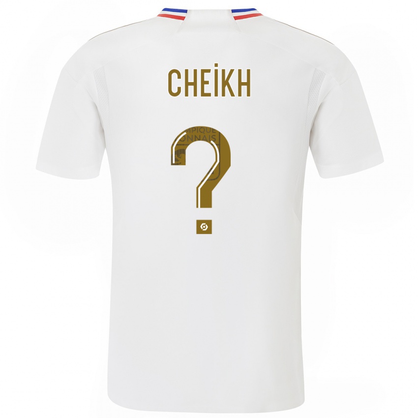 Homme Maillot Yanis Cheikh #0 Blanc Tenues Domicile 2023/24 T-Shirt Suisse