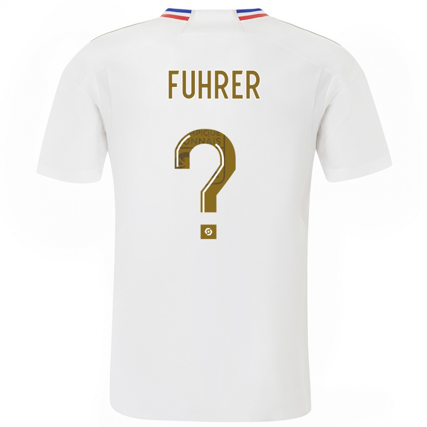 Homme Maillot Pape Fuhrer #0 Blanc Tenues Domicile 2023/24 T-Shirt Suisse
