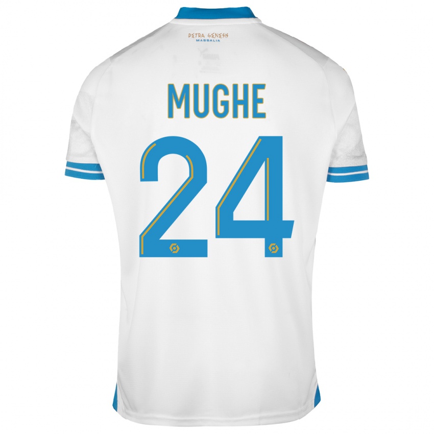 Herren François Mughe #24 Weiß Heimtrikot Trikot 2023/24 T-Shirt Schweiz
