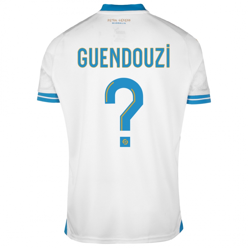 Herren Milan Guendouzi #0 Weiß Heimtrikot Trikot 2023/24 T-Shirt Schweiz