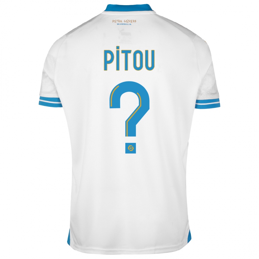 Herren Jonathan Pitou #0 Weiß Heimtrikot Trikot 2023/24 T-Shirt Schweiz