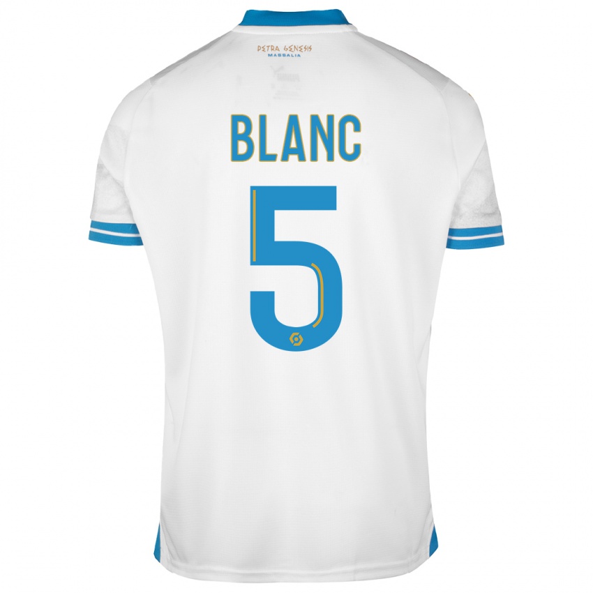 Herren Amandine Blanc #5 Weiß Heimtrikot Trikot 2023/24 T-Shirt Schweiz