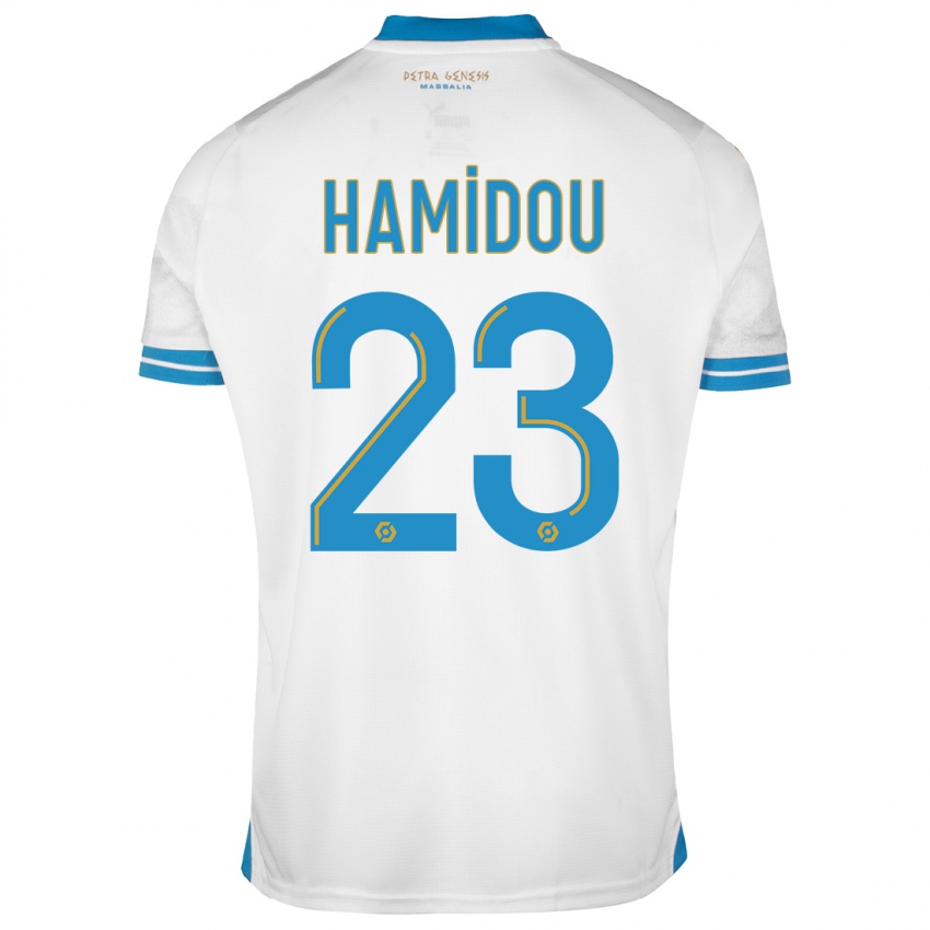 Herren Jamila Hamidou #23 Weiß Heimtrikot Trikot 2023/24 T-Shirt Schweiz
