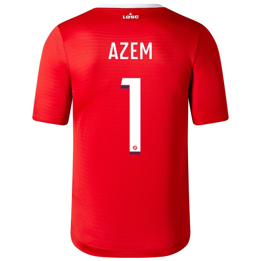 Homme Maillot Floriane Azem #1 Rouge Tenues Domicile 2023/24 T-Shirt Suisse