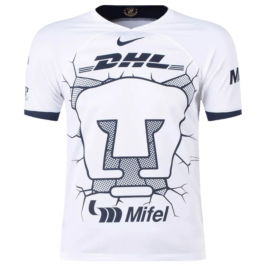 Homme Maillot Pablo Monroy #13 Blanc Tenues Domicile 2023/24 T-Shirt Suisse