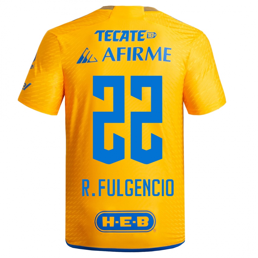 Herren Raymundo Fulgencio #22 Gelb Heimtrikot Trikot 2023/24 T-Shirt Schweiz