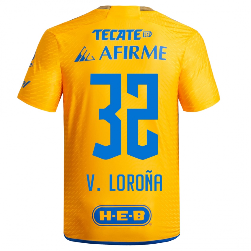 Herren Vladimir Lorona #32 Gelb Heimtrikot Trikot 2023/24 T-Shirt Schweiz