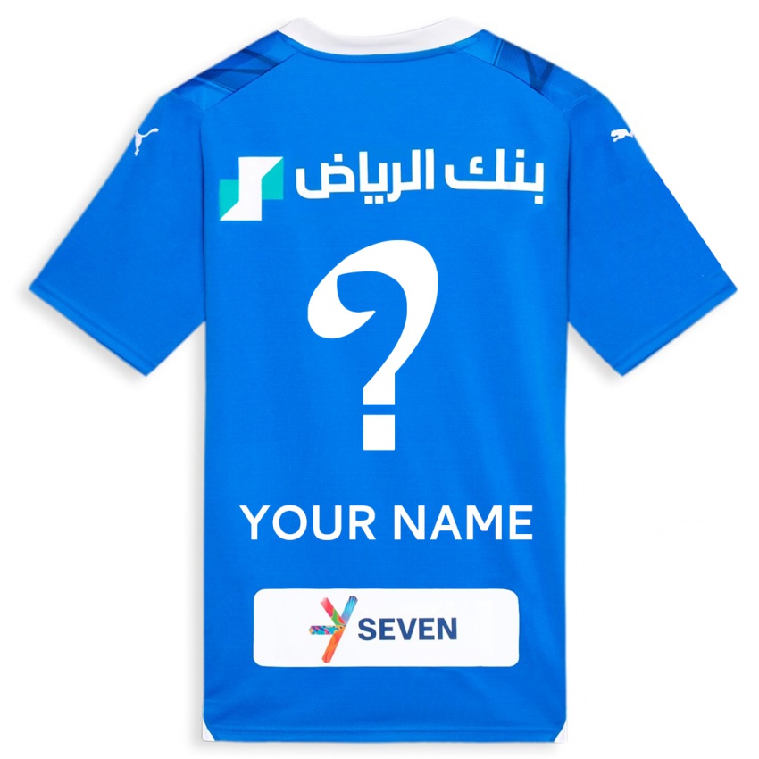 Herren Ihren Namen #0 Blau Heimtrikot Trikot 2023/24 T-Shirt Schweiz