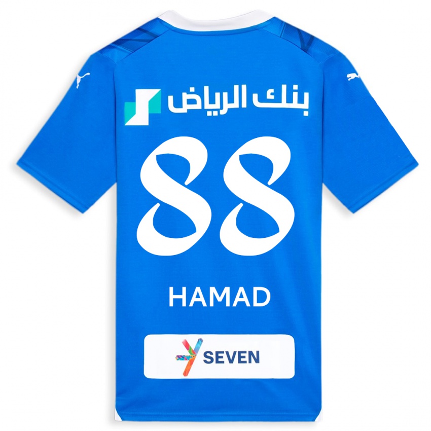 Herren Hamad Al-Yami #88 Blau Heimtrikot Trikot 2023/24 T-Shirt Schweiz