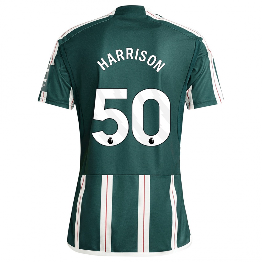 Herren Elyh Harrison #50 Dunkelgrün Auswärtstrikot Trikot 2023/24 T-Shirt Schweiz