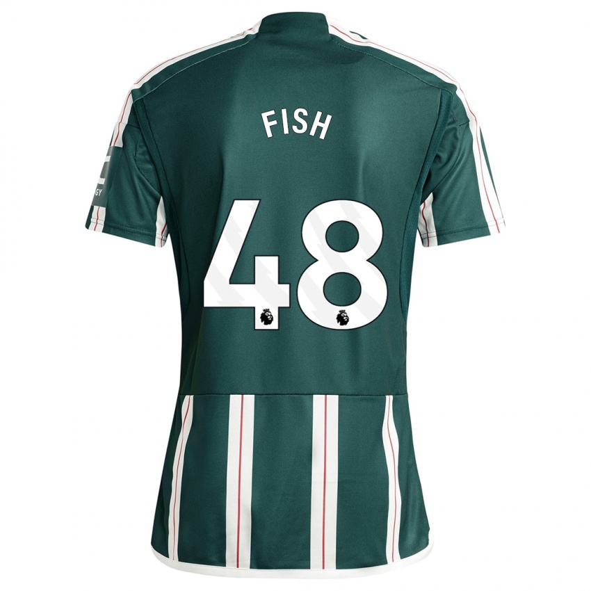 Herren Will Fish #48 Dunkelgrün Auswärtstrikot Trikot 2023/24 T-Shirt Schweiz