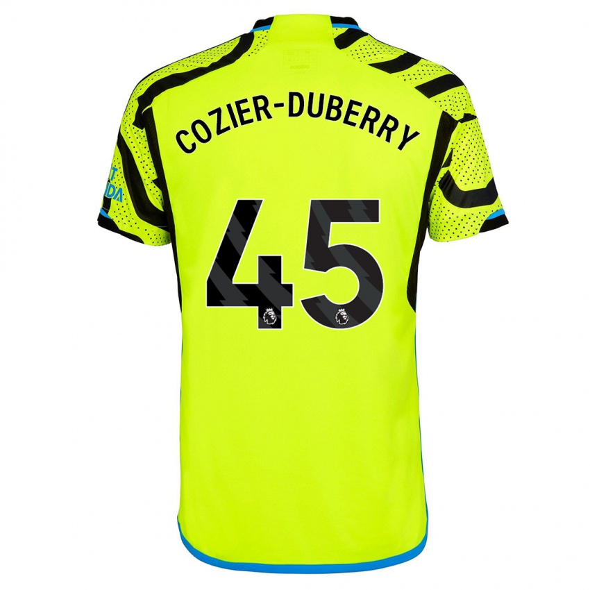 Herren Amario Cozier-Duberry #45 Gelb Auswärtstrikot Trikot 2023/24 T-Shirt Schweiz
