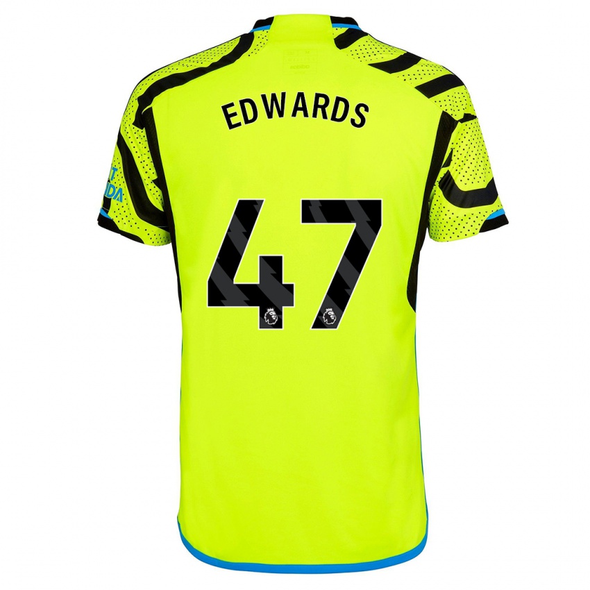 Homme Maillot Khayon Edwards #47 Jaune Tenues Extérieur 2023/24 T-Shirt Suisse