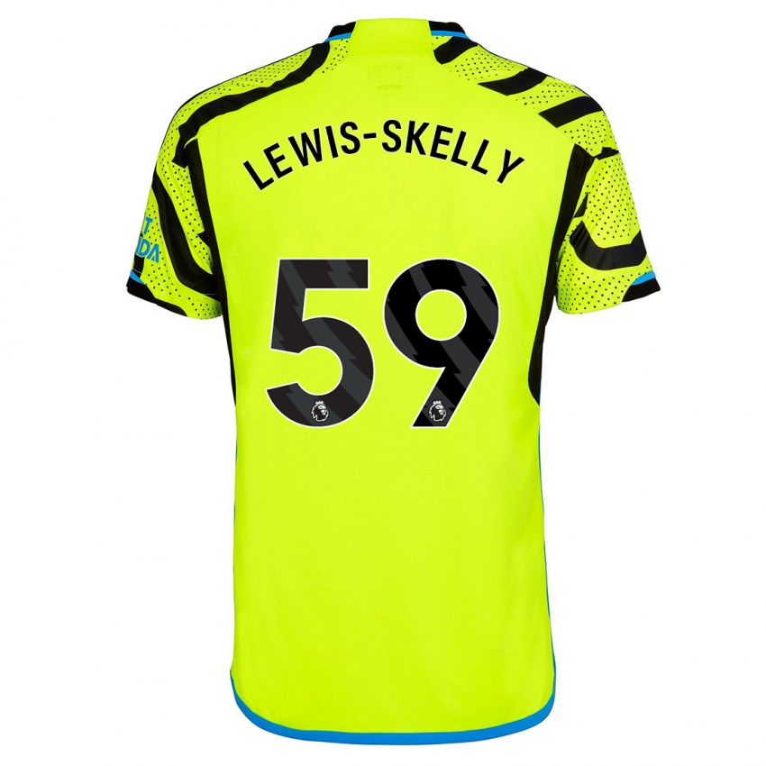 Herren Myles Lewis-Skelly #59 Gelb Auswärtstrikot Trikot 2023/24 T-Shirt Schweiz