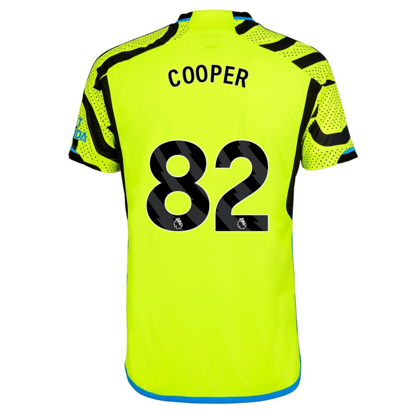 Herren Noah Cooper #82 Gelb Auswärtstrikot Trikot 2023/24 T-Shirt Schweiz