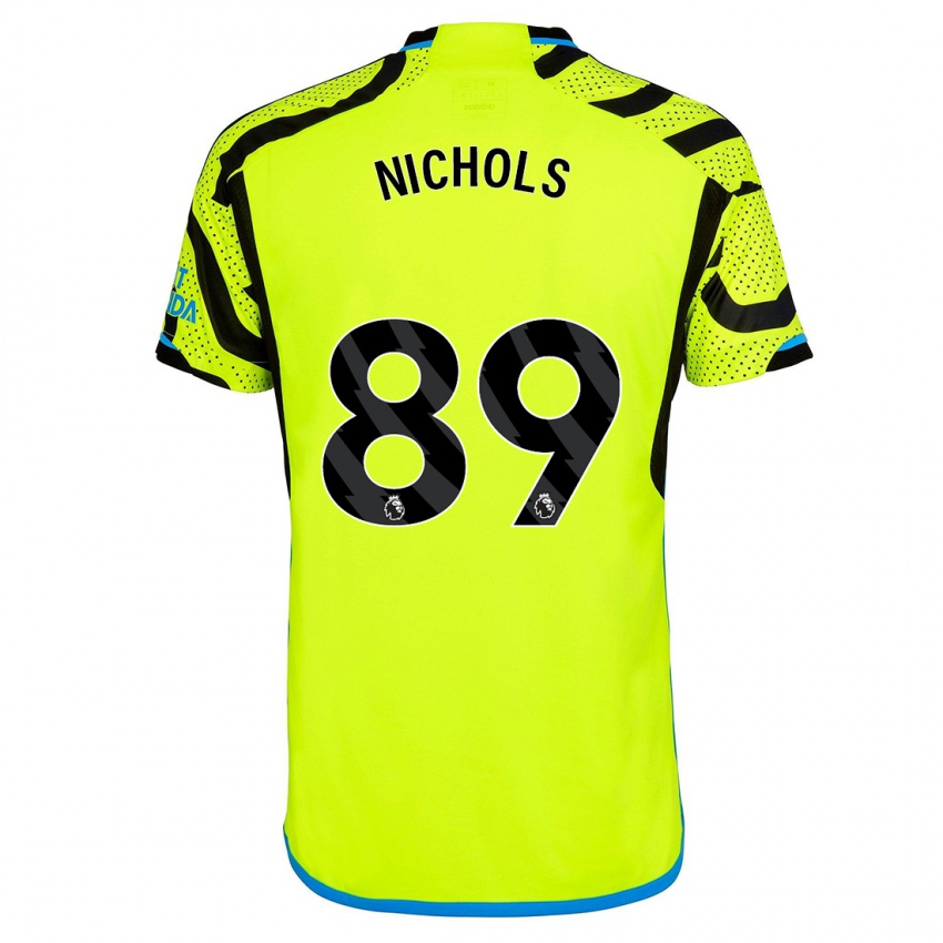Homme Maillot Josh Nichols #89 Jaune Tenues Extérieur 2023/24 T-Shirt Suisse