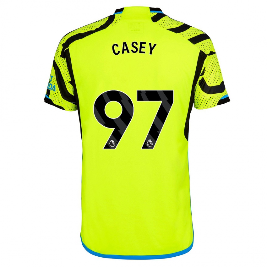 Herren Dan Casey #97 Gelb Auswärtstrikot Trikot 2023/24 T-Shirt Schweiz
