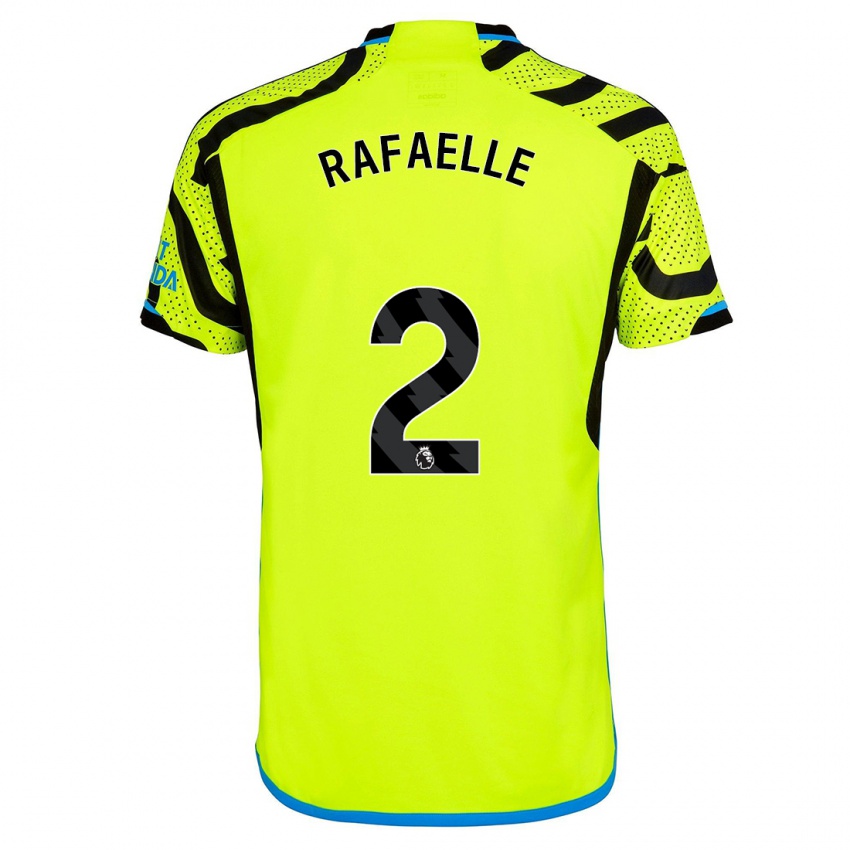 Homme Maillot Rafaelle Souza #2 Jaune Tenues Extérieur 2023/24 T-Shirt Suisse