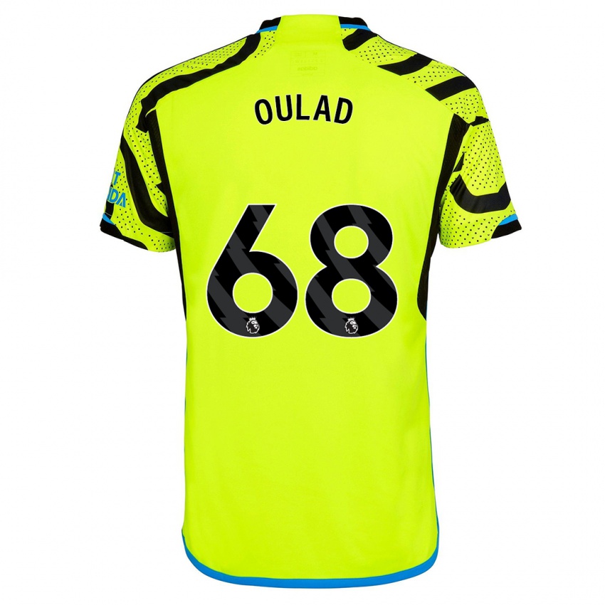 Homme Maillot Salah-Eddine Oulad M'hand #68 Jaune Tenues Extérieur 2023/24 T-Shirt Suisse