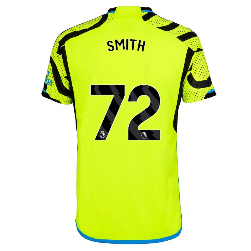 Homme Maillot Matt Smith #72 Jaune Tenues Extérieur 2023/24 T-Shirt Suisse