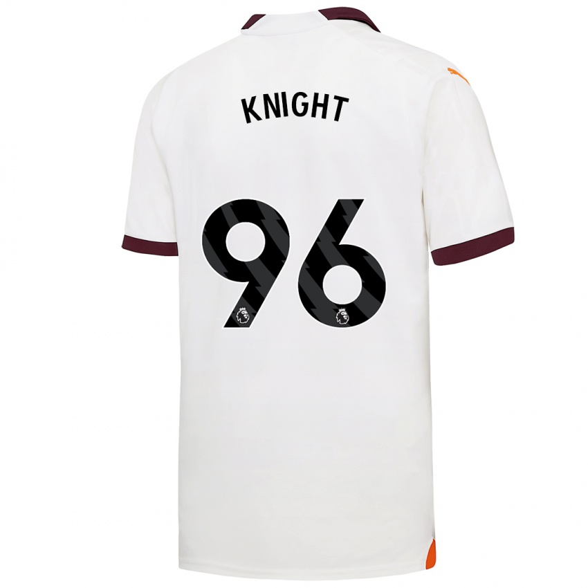 Herren Ben Knight #96 Weiß Auswärtstrikot Trikot 2023/24 T-Shirt Schweiz