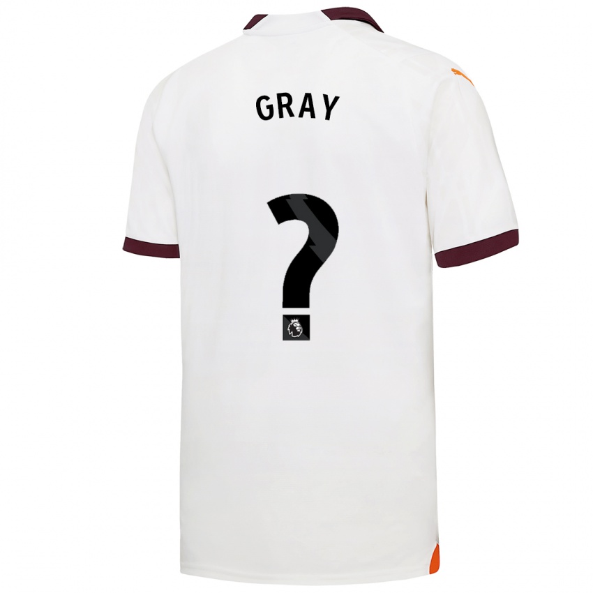 Herren Charlie Gray #0 Weiß Auswärtstrikot Trikot 2023/24 T-Shirt Schweiz