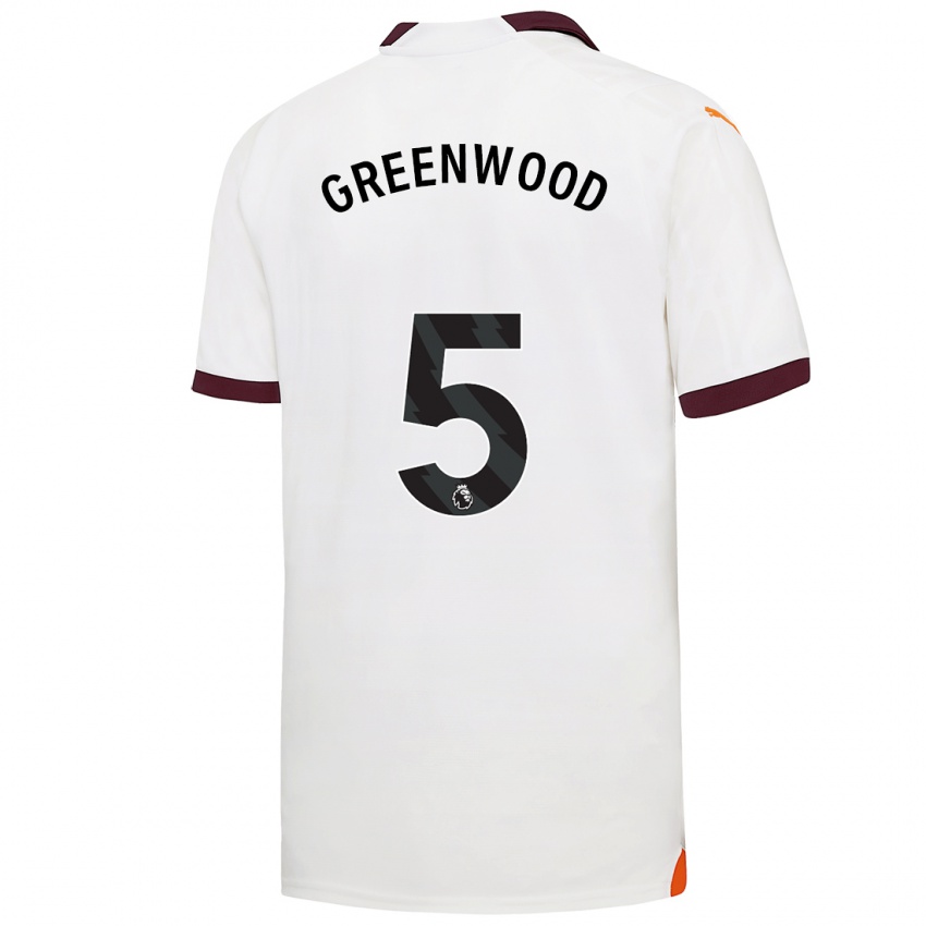 Herren Alex Greenwood #5 Weiß Auswärtstrikot Trikot 2023/24 T-Shirt Schweiz