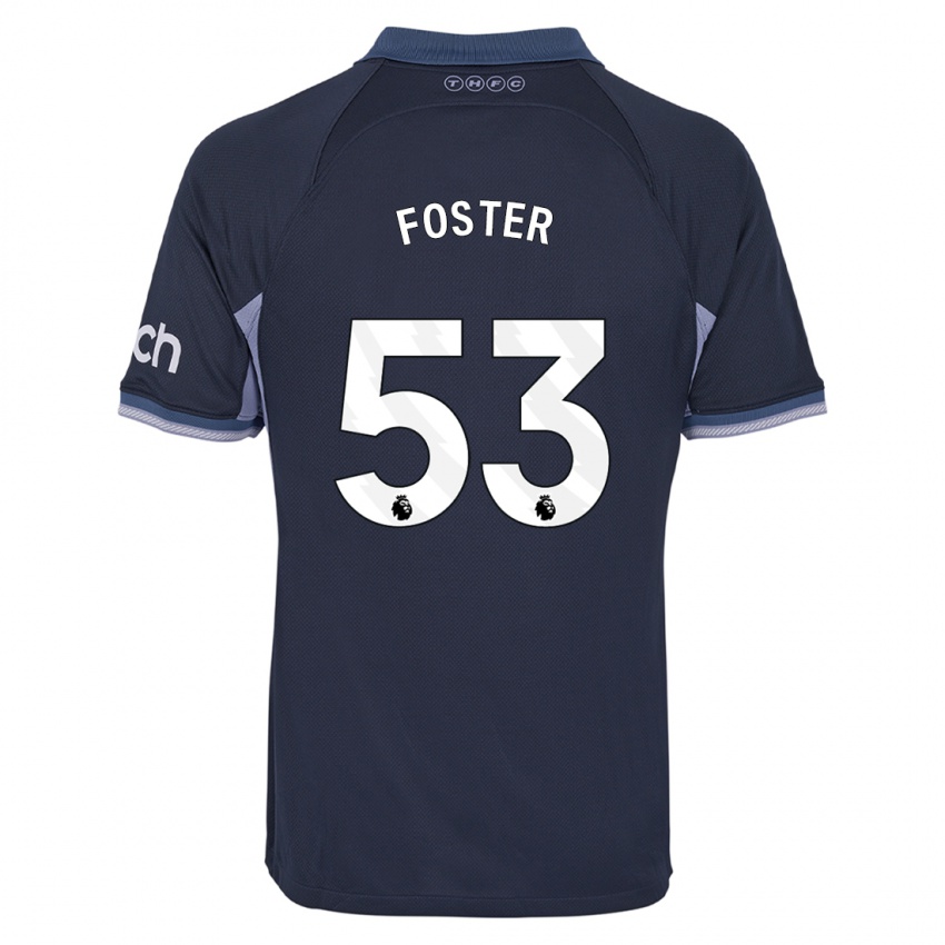 Homme Maillot Brooklyn Lyons Foster #53 Bleu Foncé Tenues Extérieur 2023/24 T-Shirt Suisse