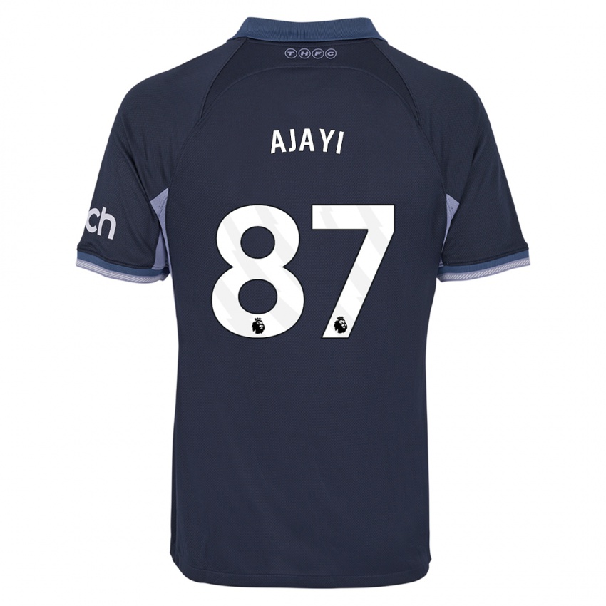 Homme Maillot Damola Ajayi #87 Bleu Foncé Tenues Extérieur 2023/24 T-Shirt Suisse