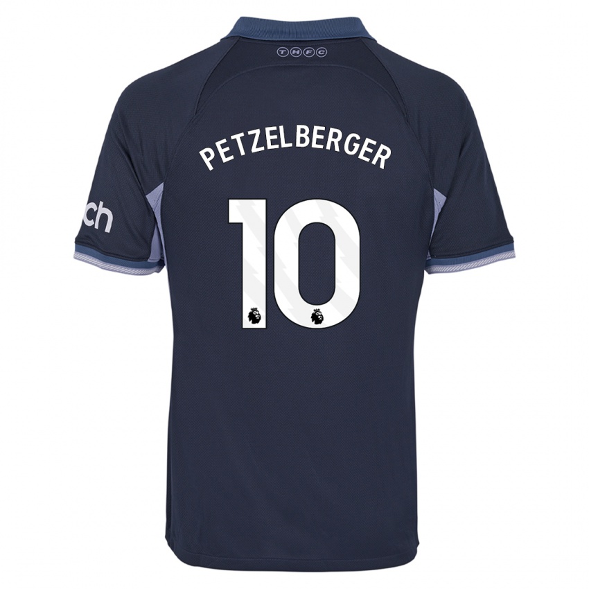 Homme Maillot Ramona Petzelberger #10 Bleu Foncé Tenues Extérieur 2023/24 T-Shirt Suisse