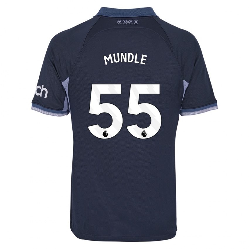 Homme Maillot Romaine Mundle #55 Bleu Foncé Tenues Extérieur 2023/24 T-Shirt Suisse