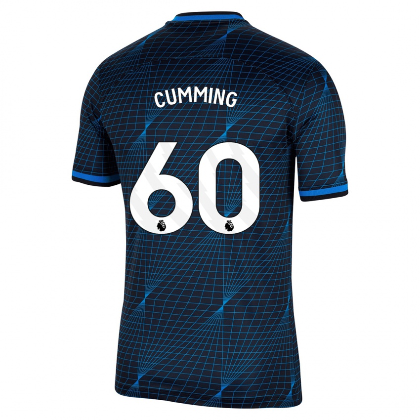 Herren Jamie Cumming #60 Dunkelblau Auswärtstrikot Trikot 2023/24 T-Shirt Schweiz
