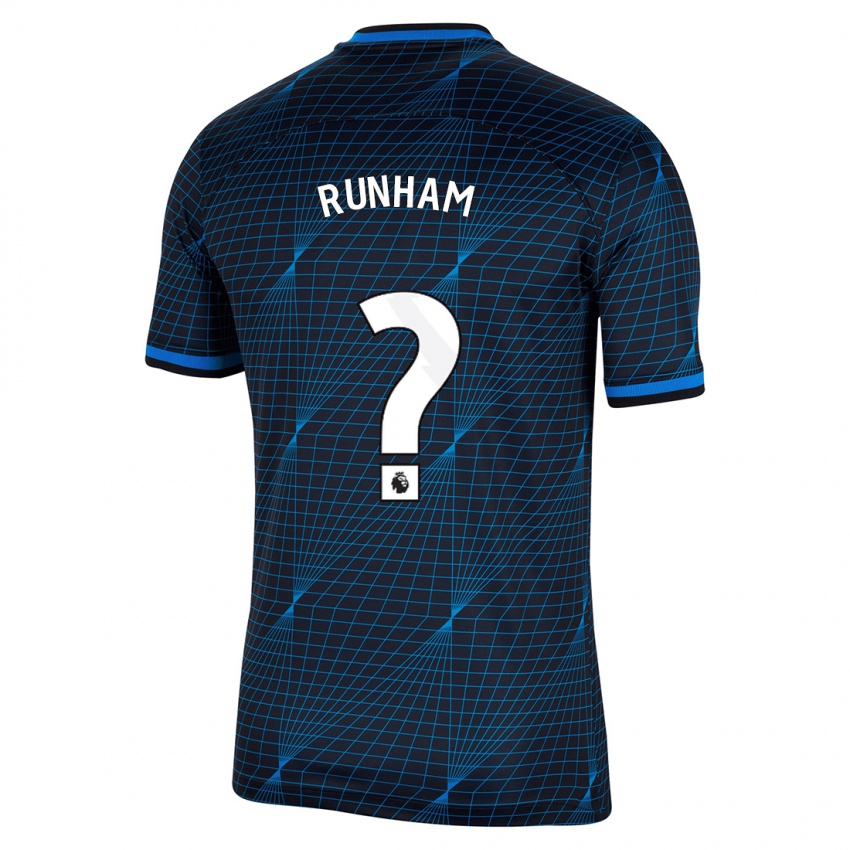 Herren Frankie Runham #0 Dunkelblau Auswärtstrikot Trikot 2023/24 T-Shirt Schweiz
