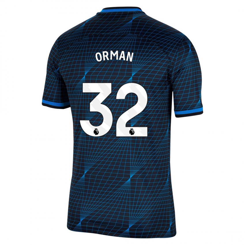 Herren Emily Orman #32 Dunkelblau Auswärtstrikot Trikot 2023/24 T-Shirt Schweiz