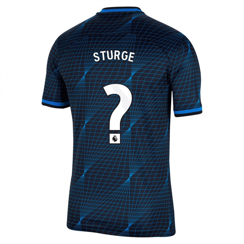 Homme Maillot Zak Sturge #0 Bleu Foncé Tenues Extérieur 2023/24 T-Shirt Suisse