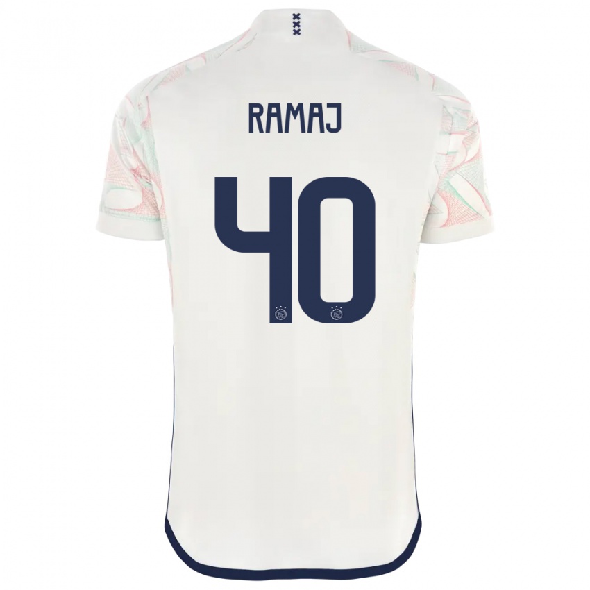 Homme Maillot Diant Ramaj #40 Blanc Tenues Extérieur 2023/24 T-Shirt Suisse