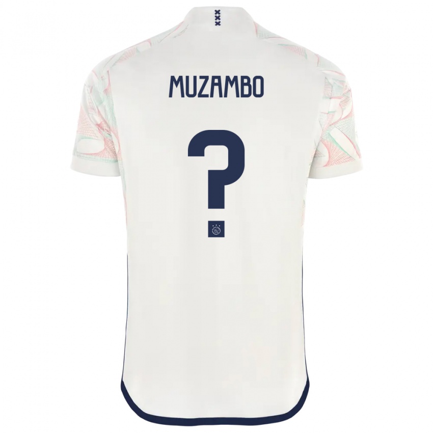 Homme Maillot Stanis Idumbo Muzambo #0 Blanc Tenues Extérieur 2023/24 T-Shirt Suisse