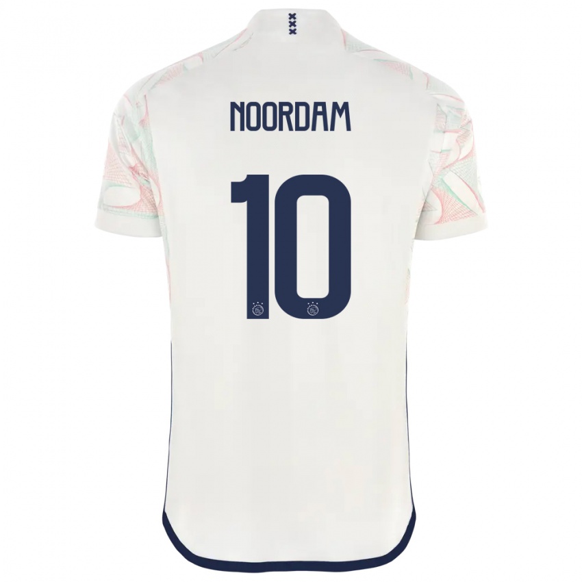 Herren Nadine Noordam #10 Weiß Auswärtstrikot Trikot 2023/24 T-Shirt Schweiz