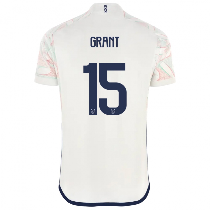 Herren Chasity Grant #15 Weiß Auswärtstrikot Trikot 2023/24 T-Shirt Schweiz