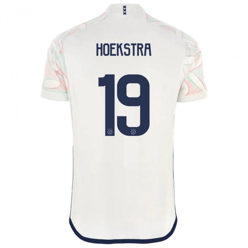 Homme Maillot Tiny Hoekstra #19 Blanc Tenues Extérieur 2023/24 T-Shirt Suisse