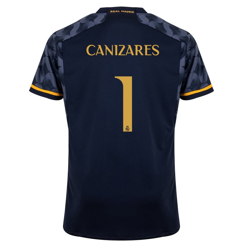 Herren Lucas Canizares #1 Dunkelblau Auswärtstrikot Trikot 2023/24 T-Shirt Schweiz