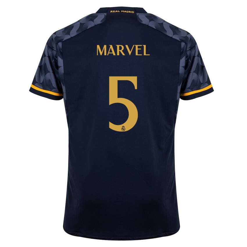 Herren Marvel #5 Dunkelblau Auswärtstrikot Trikot 2023/24 T-Shirt Schweiz