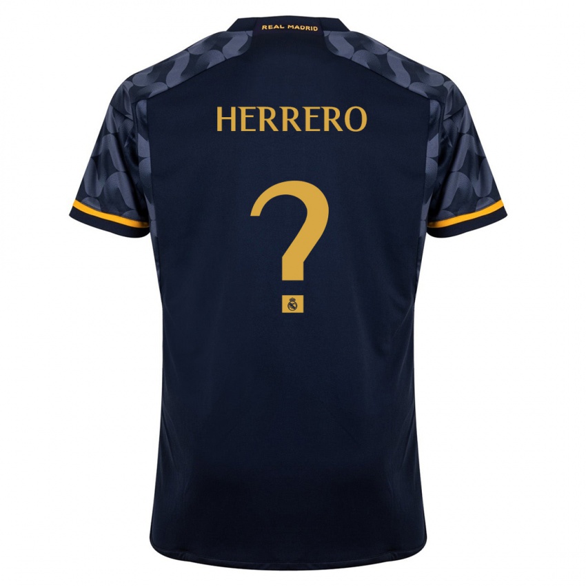 Herren Enrique Herrero #0 Dunkelblau Auswärtstrikot Trikot 2023/24 T-Shirt Schweiz