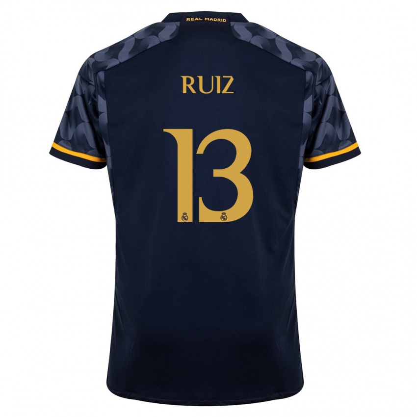 Homme Maillot Guillermo Ruiz #13 Bleu Foncé Tenues Extérieur 2023/24 T-Shirt Suisse