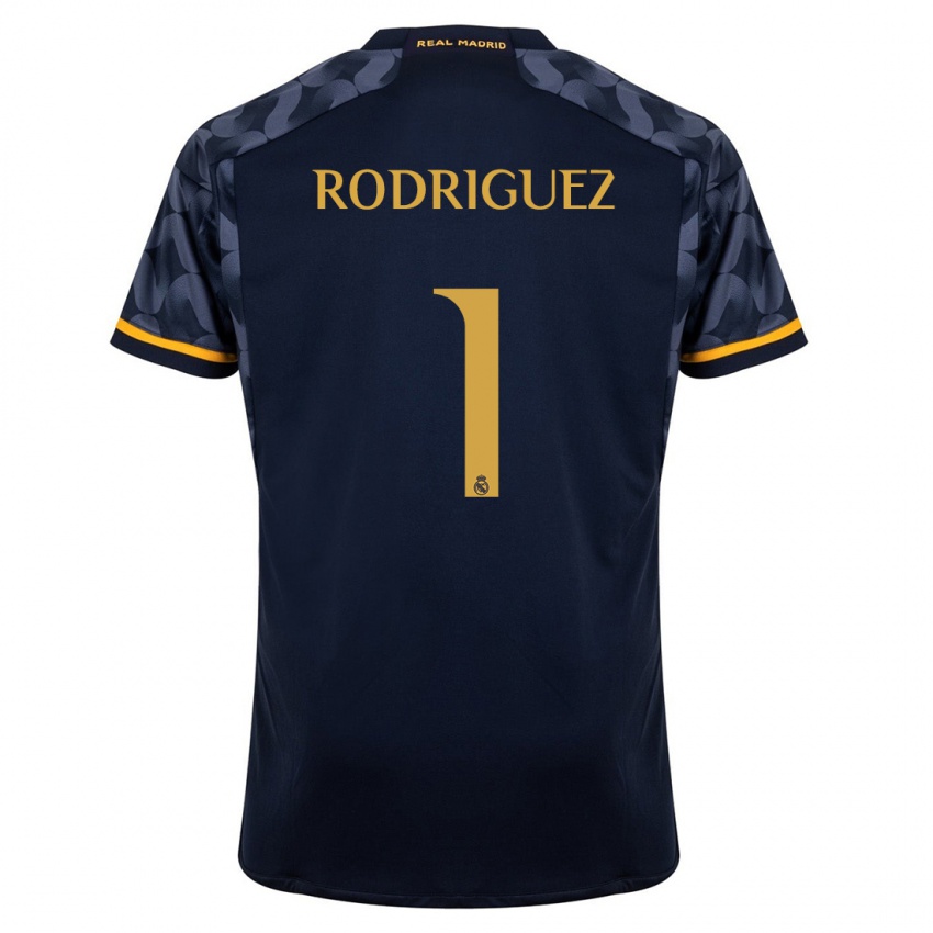 Herren Misa Rodriguez #1 Dunkelblau Auswärtstrikot Trikot 2023/24 T-Shirt Schweiz