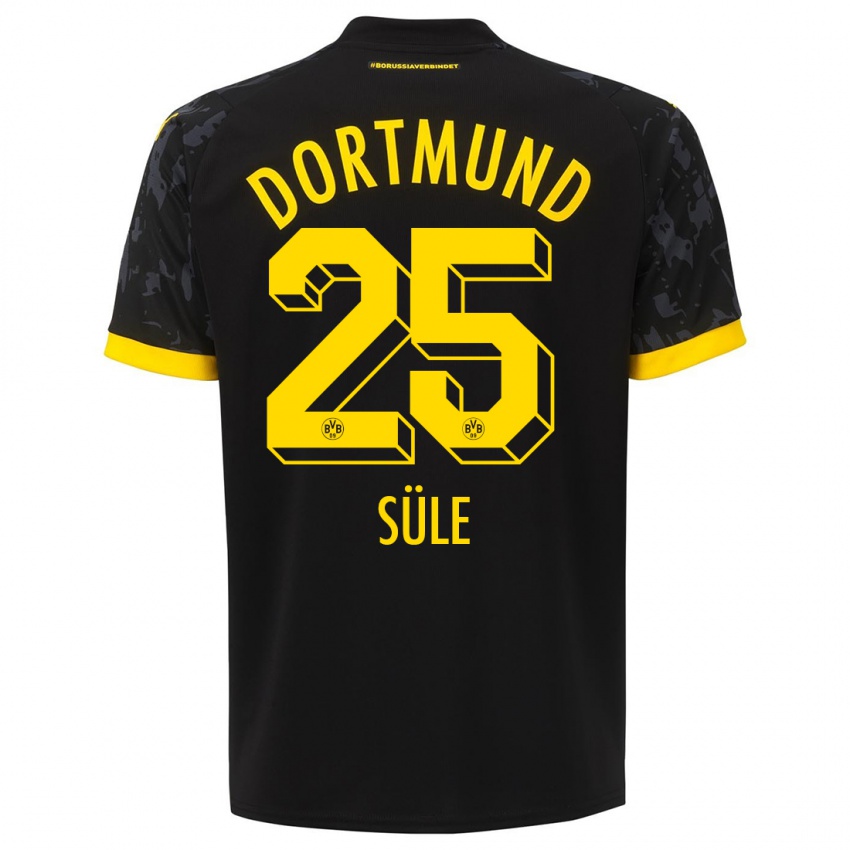 Herren Niklas Süle #25 Schwarz Auswärtstrikot Trikot 2023/24 T-Shirt Schweiz