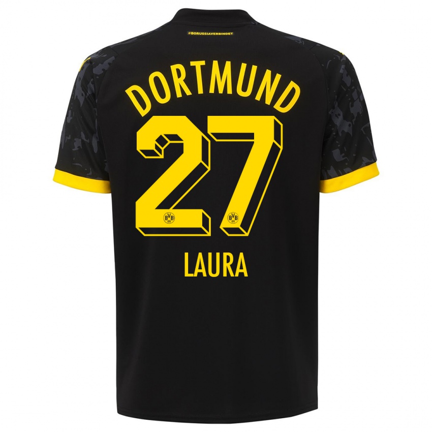 Herren Van Der Heijden Laura #27 Schwarz Auswärtstrikot Trikot 2023/24 T-Shirt Schweiz