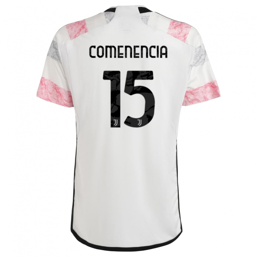 Herren Livano Comenencia #15 Weiß Rosa Auswärtstrikot Trikot 2023/24 T-Shirt Schweiz